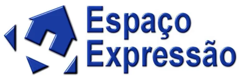 Logotipo Espaço Expressão usado no reposicionamento digital de 2002