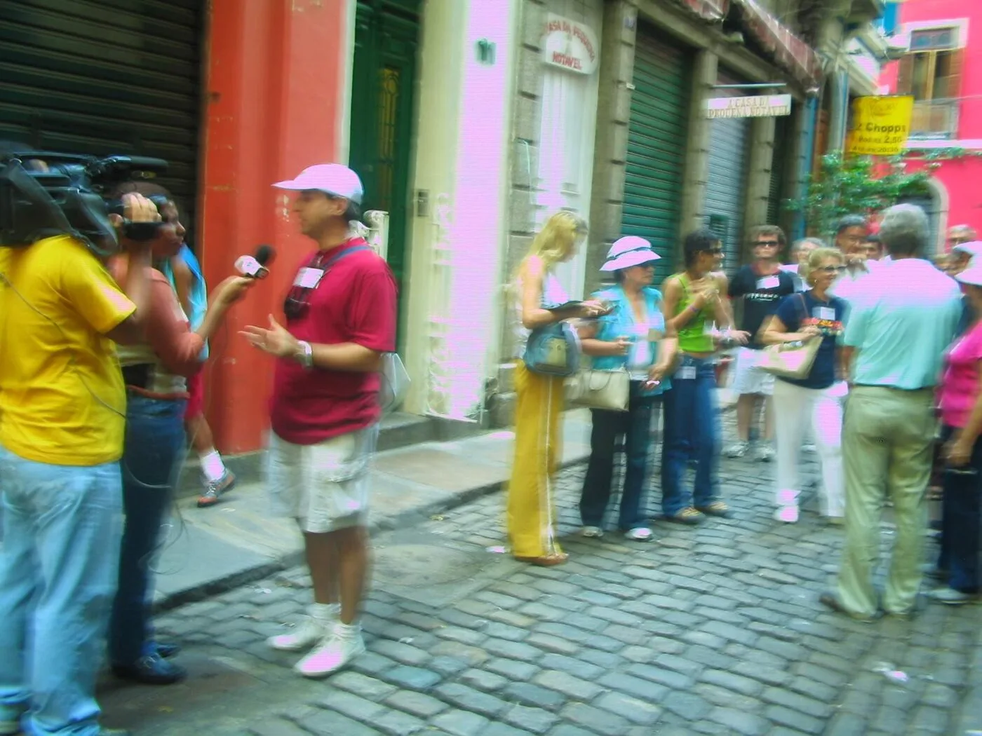 Entrevista no Arco do Teles - passeio do Grupo Espaços do Rio