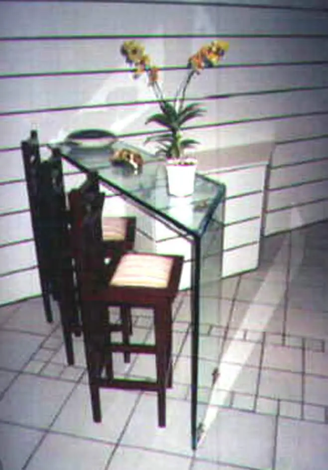 Aparador decorativo em ambiente planejado